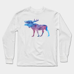 Moose art Long Sleeve T-Shirt